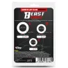 Beast Rings Lot de 3 cockrings souples Beast Rings Transparents